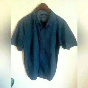 London Fog Blue Button down shirt Size XL